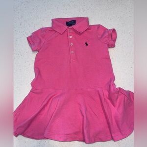 Ralph Lauren Pink Polo Dress for Kids